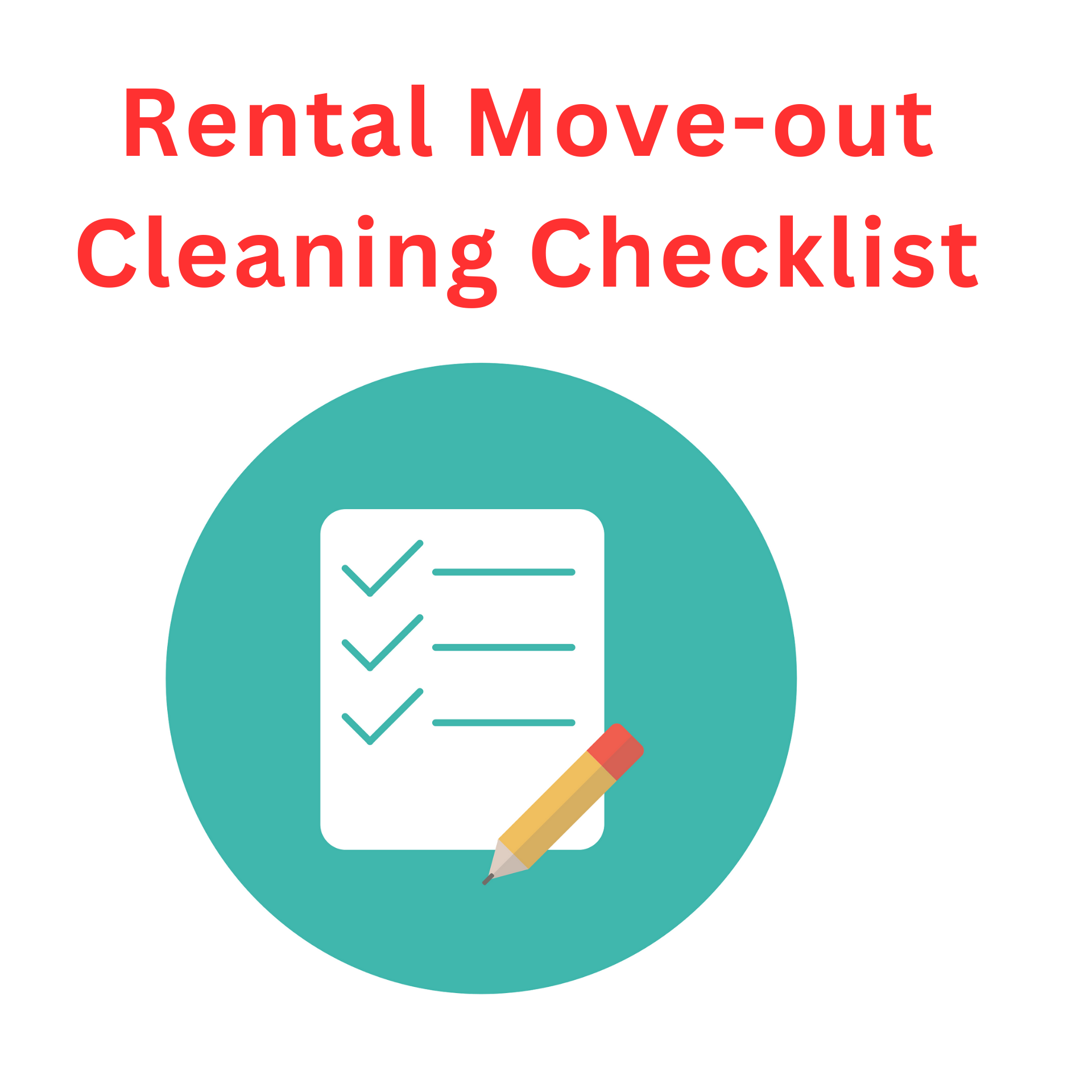 Rental Move-out Cleaning Checklist